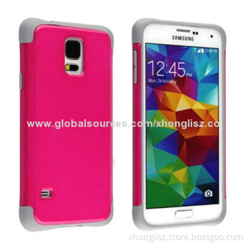 TPU + PC Combo Design Cases for Samsung S5, Various Colors Welcomed